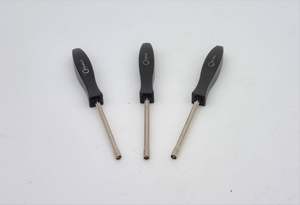 Carburettor adjustment Screwdriver 3 pcs set Double D/Splined/ Pac Man (4T349)
