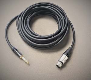 Trs Stereo Jack Cable: 5m/10m Female XLR to 6.35mm/1/4'' TRS Stereo Jack Cable (CB-45-1/CB-46-1)