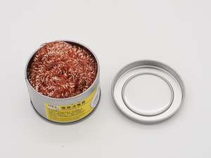 Solder Head Tin Cleaning Copper Wire Ball Iron Tip Cleaner Welding Box (EP057)