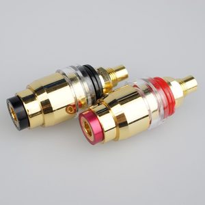 Other Accessories: Pair of Aucharm Speaker Binding Post Pure Copper Plate (EP037)