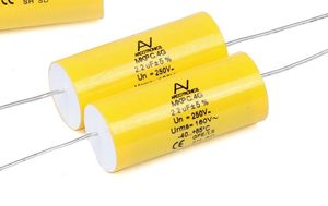 2 x 2.2uF 250V Polypropylene film MKP c.4g ARCOTRONIC capacitor (EP093)