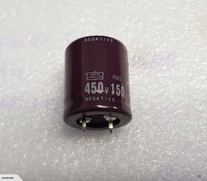 Electronic Components: 150uF 450V Electrolytic Capacitor 450V 150UF 25x30mm
