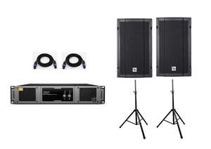 KX2600AB Power Amp w DX-15A Speaker 1400w RMS PA System Package (A5)