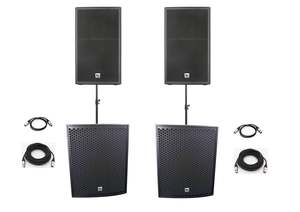 Package Deal Pa: Lowi Powered CK18 800w Sub + LA-15X 500w Speaker PA system Package (A7)