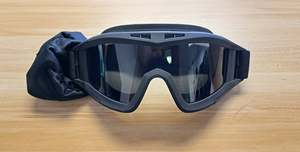 Gloves Goggles: Pit Dirt Bike Goggles 18x8cm Grey Lens (GG005)