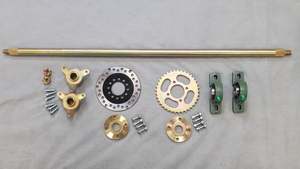 1 Meters Axle Assembly Sprocket Disc Go Kart Buggy Atv Quad Bike Project (4T316)