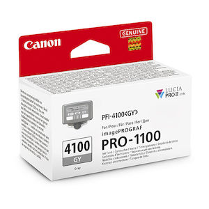 Toners Ink Cartridges: Canon PFI4100 Grey Ink Cart