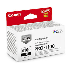 Toners Ink Cartridges: Canon PFI4100 Ph Blk Ink Cart