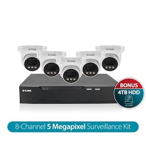 Dlink Vigilance Kit 8CH 5MP4TB