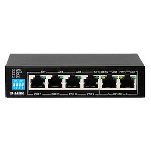 Networking Devices: D-LINK DES-F1006P-E PoE Switch