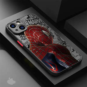 Marvel Spider-Man Venom Cover Phone Case for iPhone 12 Pro Matte Hard Shell