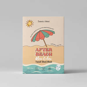 After Beach Glow Calm Facial Sheet Mask Set