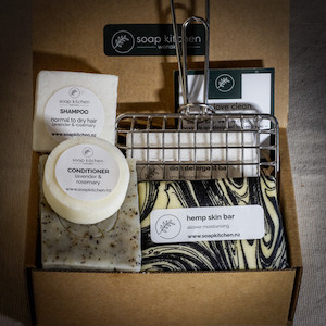 Products: TOTALLY PLASTIC FREE BOX Soap Kitchen Wanaka