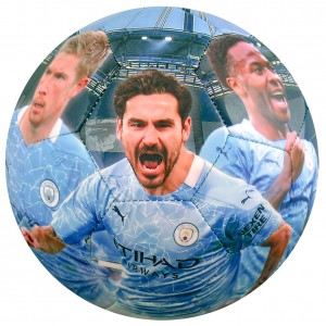 Manchester City FC Players Photo Football Size 5