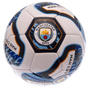 Products: Manchester City FC Size 5 Football White/Sky Blue