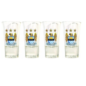 Manchester City 4pk Shot Glasses