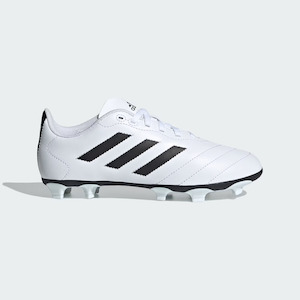 Soccer Boots: Adidas Goletto VIII Jr FG (White / Black)