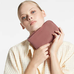 Status Anxiety: Status Anxiety Smoke and Mirrors Pouch in Dusty Rose