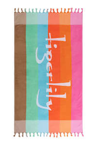 Tigerlily: Tigerlily Kaleho Towel Multi Stripe