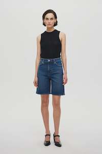 Neuw Pheobe Shorts Sunday Dark Vintage Indigo