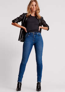 One Teaspoon: One Teaspoon Indigo Freebirds High Waist Stretch Skinny