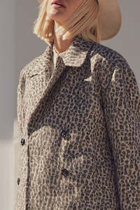 Coats Jackets: Spire Coat Ocelot