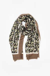 Scarves: Winter Camo Scarf forest Tones