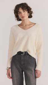 Ember Fluffy Knit Cream