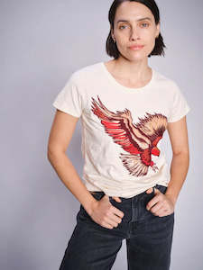 Tees Tanks: Rem O Eagle Tee White