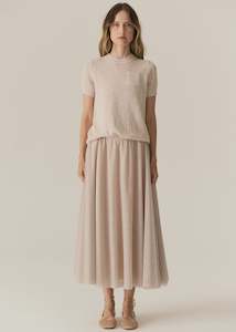 Tees Tanks: Pax Lurex Tee Pink