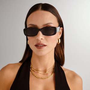 Unreal Shiny Black Sunglasses