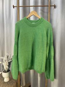 Pre Loved Arket Green Alpaca Wool Blend Small RRP $300.00