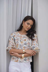 Humidity: Sia Blouse Kaffir Print