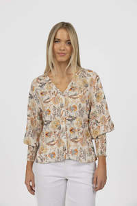 Humidity: Frances Blouse Kaffir Print