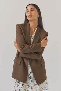 Londline Blazer Bitter Chocolate