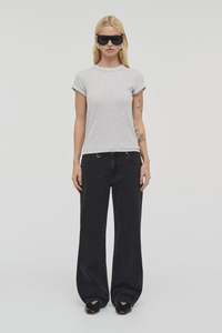 Home Body Tee Grey Marle