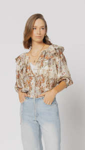 Tops: Belle Blouse Summer Field