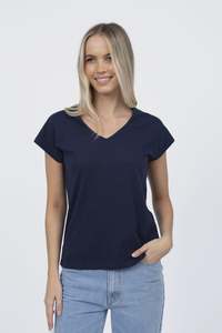 Tees Tanks: Must Have V Neck Tee Navy