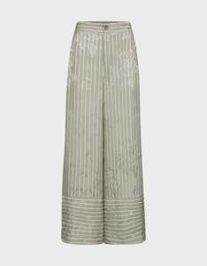 Biby Flawo Stripe Pant Moss Grey