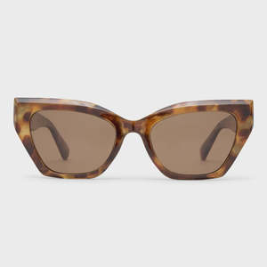 Accessories: Le Specs Aire Persei Sunglasses/ Dark Torte