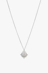 Evil Eye Necklace Silver