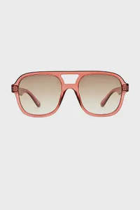 Accessories: Le Spec Aire Whirlpool Sunglasses/ Peach Quartz