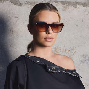 Valley Eyewear Royale Transparent Chocolate Fade to Crystal