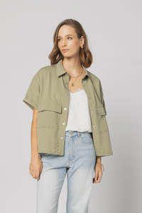 Over The Top Shirt Khaki