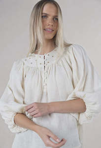 Baroque Blouse Cream