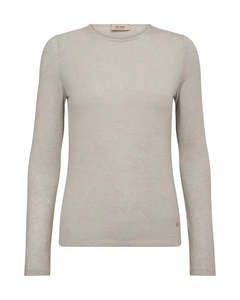 Tops: Petri O-LS Tee Brindle