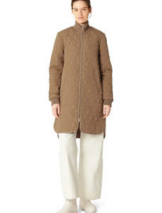 Ilse Jacobsen: Long Quilt Coat Mocca