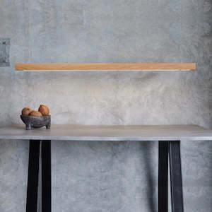Customised Led Linear Pendant Lights: L.I.M. LED Linear Pendant | Oak