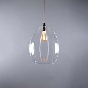 Pendant Ceiling Mounted: Jules Glass Pendant