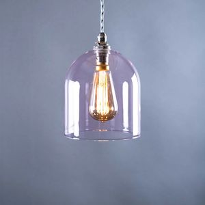 Frieda Coloured Glass Pendant